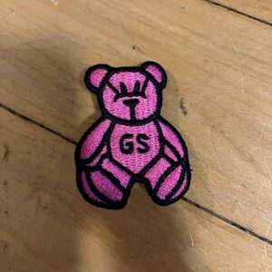 Girl Scout Pink Beanie Baby Teddy Bear Pin
